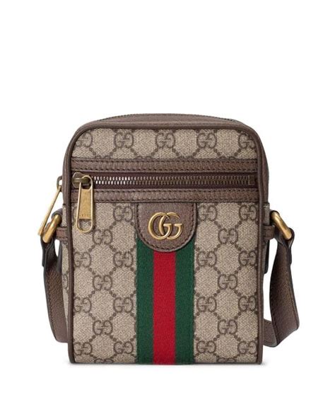 gucci tas heren bruin|Gucci leather handbags.